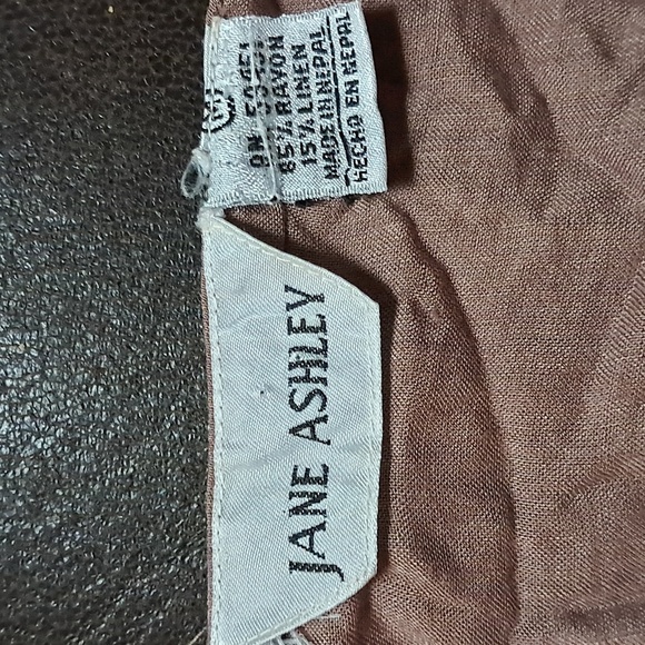 Women Boho Floral Patchwork Linen Vest Linen Blend Size M - Picture 7 of 8